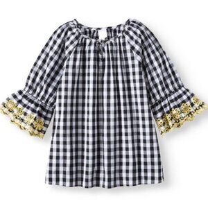 3/$20 Embroidered 3/4 Bell Sleeve Blouse